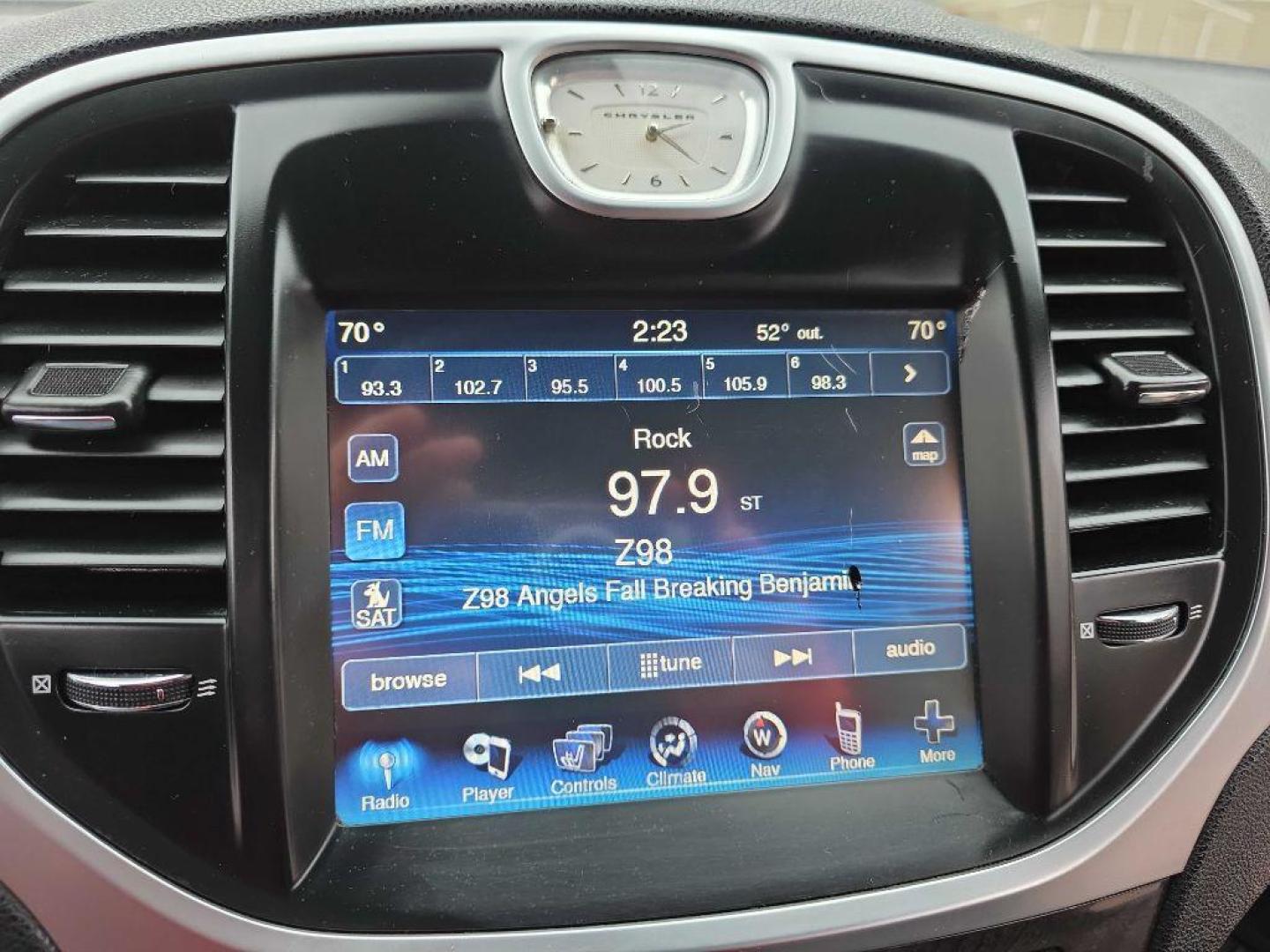 2014 BLACK CHRYSLER 300C (2C3CCAKGXEH) with an 3.6L engine, Automatic transmission, located at 495 Old Highway 20 West, South Sioux City, NE, 68776, (402) 494-2677, 42.458408, -96.443512 - Photo#8