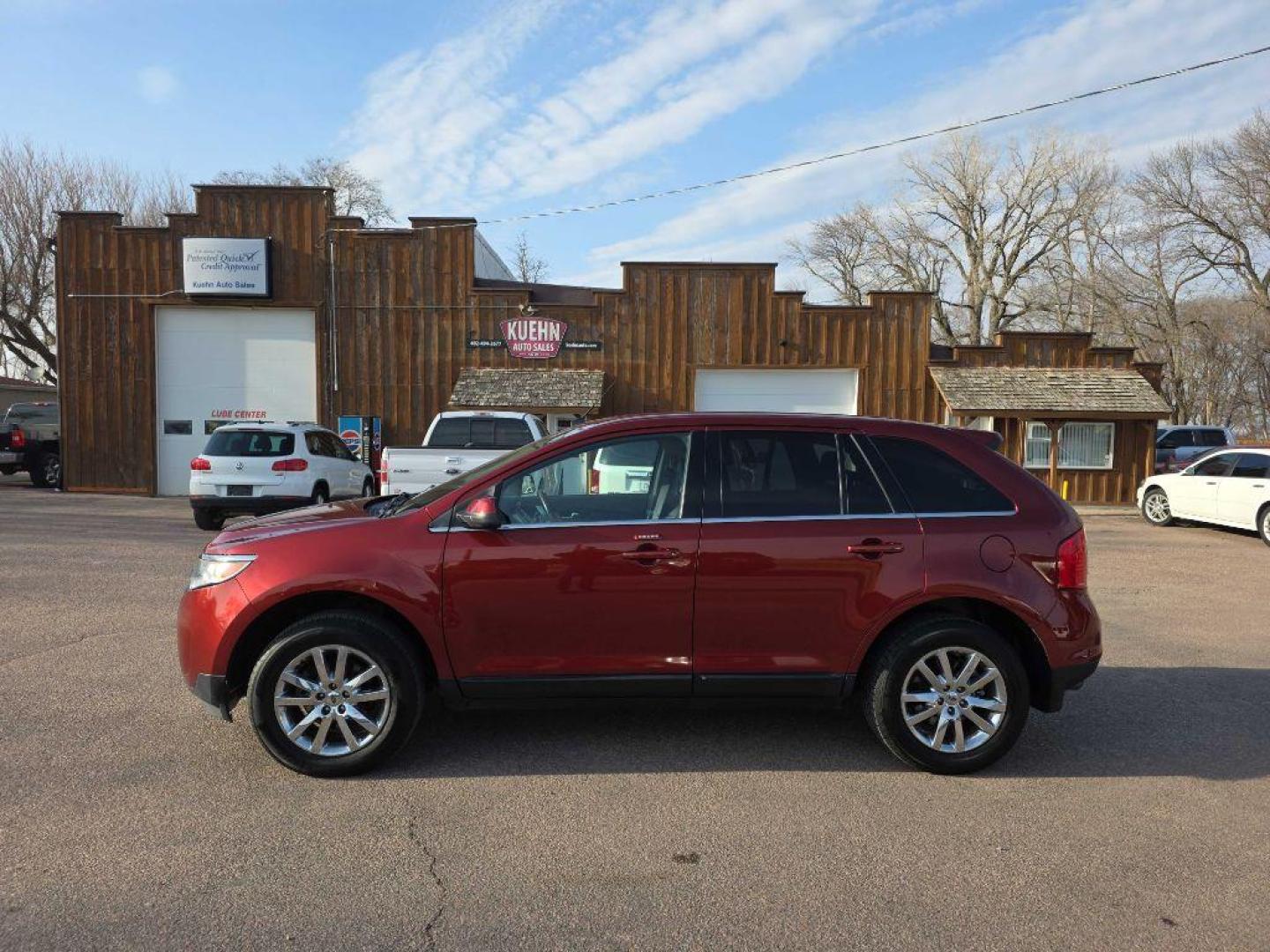 2014 ORANGE FORD EDGE LIMITED (2FMDK4KC4EB) with an 3.5L engine, Automatic transmission, located at 495 Old Highway 20 West, South Sioux City, NE, 68776, (402) 494-2677, 42.458408, -96.443512 - Photo#3