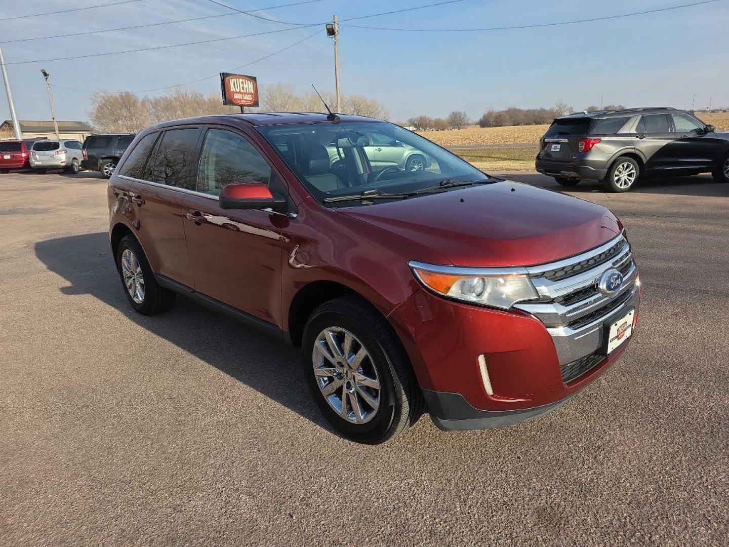 2014 ORANGE FORD EDGE LIMITED (2FMDK4KC4EB) with an 3.5L engine, Automatic transmission, located at 495 Old Highway 20 West, South Sioux City, NE, 68776, (402) 494-2677, 42.458408, -96.443512 - Photo#17