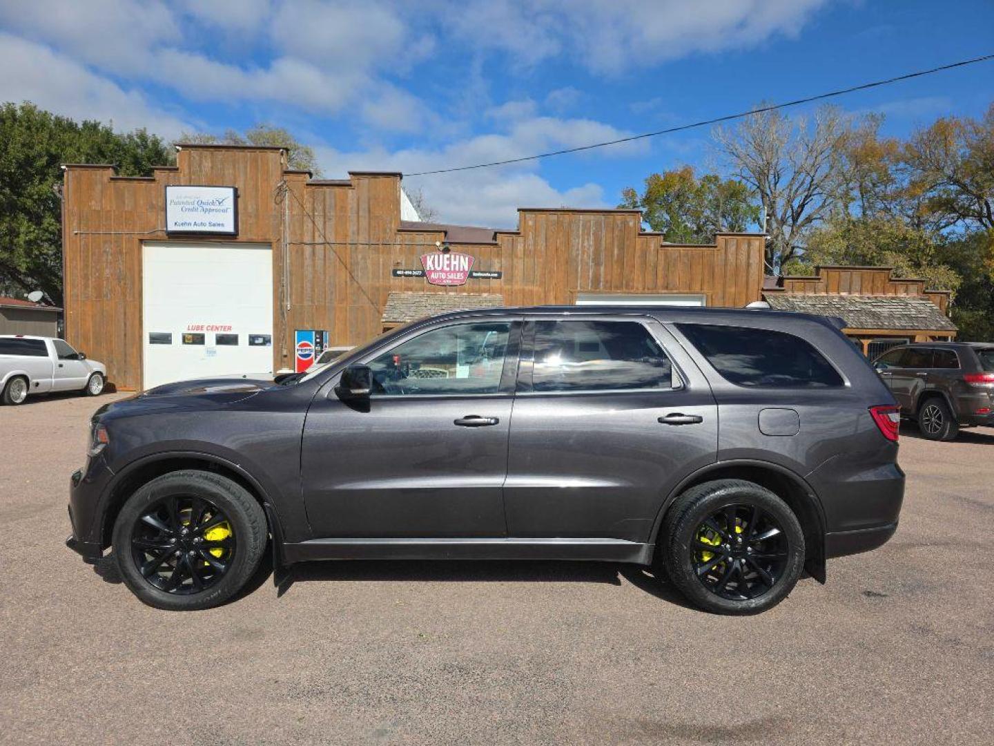 2018 GREY DODGE DURANGO GT (1C4RDJDG8JC) with an 3.6L engine, Automatic transmission, located at 495 Old Highway 20 West, South Sioux City, NE, 68776, (402) 494-2677, 42.458408, -96.443512 - Photo#1