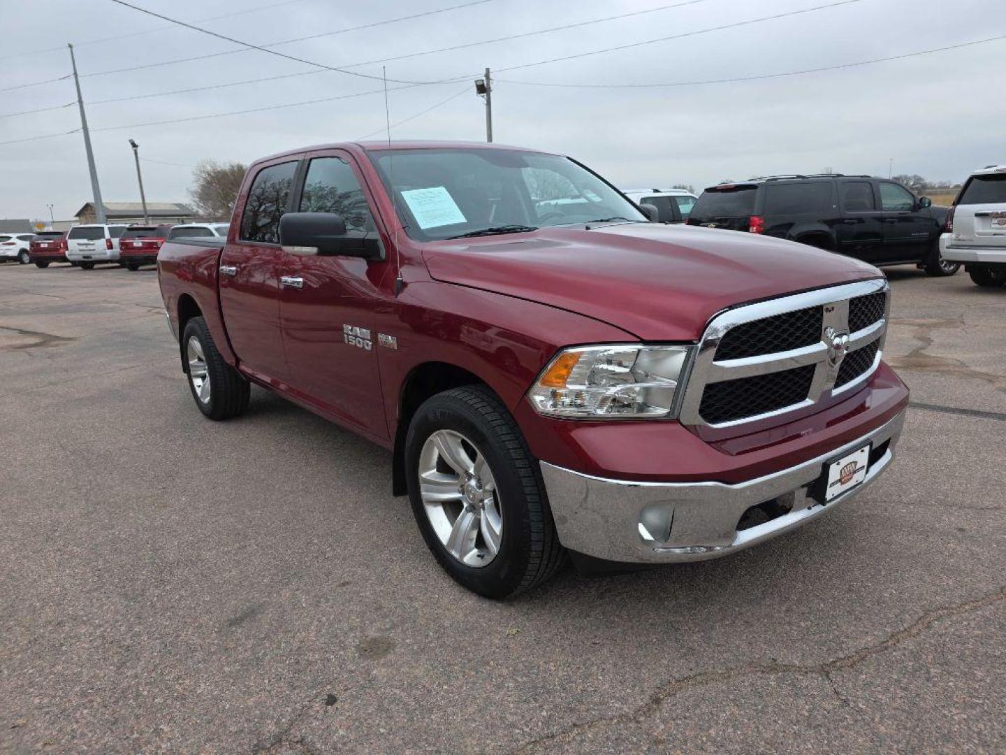 2014 MAROON RAM 1500 SLT (1C6RR7LT9ES) with an 5.7L engine, Automatic transmission, located at 495 Old Highway 20 West, South Sioux City, NE, 68776, (402) 494-2677, 42.458408, -96.443512 - Photo#5