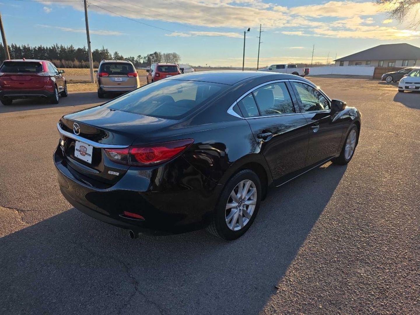 2014 BLACK MAZDA 6 SPORT (JM1GJ1U60E1) with an 2.5L engine, Automatic transmission, located at 495 Old Highway 20 West, South Sioux City, NE, 68776, (402) 494-2677, 42.458408, -96.443512 - Photo#2