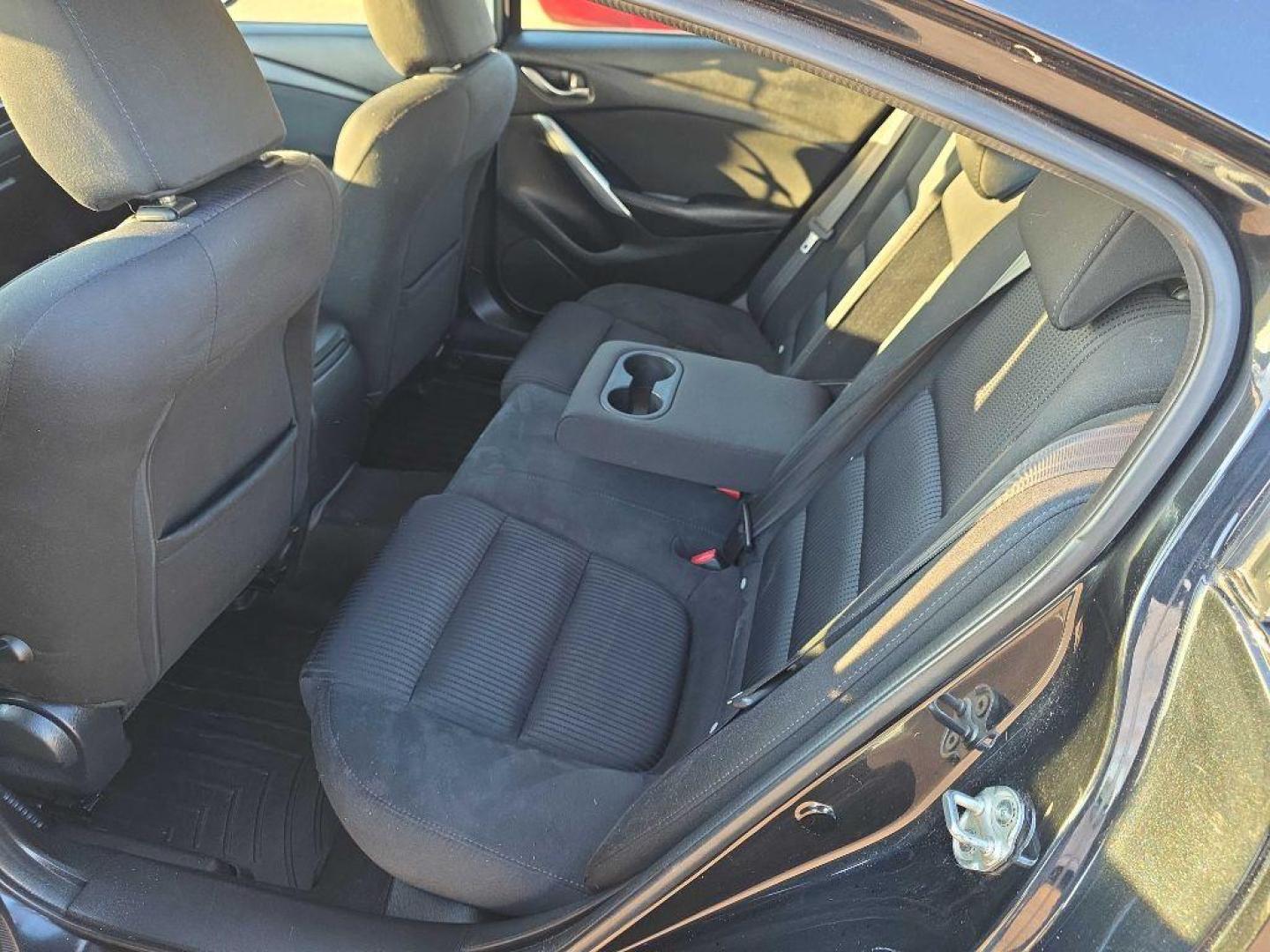 2014 BLACK MAZDA 6 SPORT (JM1GJ1U60E1) with an 2.5L engine, Automatic transmission, located at 495 Old Highway 20 West, South Sioux City, NE, 68776, (402) 494-2677, 42.458408, -96.443512 - Photo#6