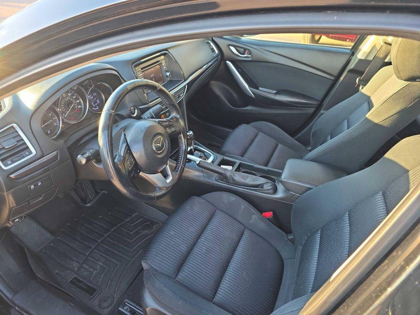 2014 BLACK MAZDA 6 SPORT (JM1GJ1U60E1) with an 2.5L engine, Automatic transmission, located at 495 Old Highway 20 West, South Sioux City, NE, 68776, (402) 494-2677, 42.458408, -96.443512 - Photo#7