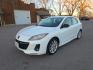 2012 WHITE MAZDA 3 S (JM1BL1L53C1) with an 2.5L engine, Automatic transmission, located at 495 Old Highway 20 West, South Sioux City, NE, 68776, (402) 494-2677, 42.458408, -96.443512 - Photo#0