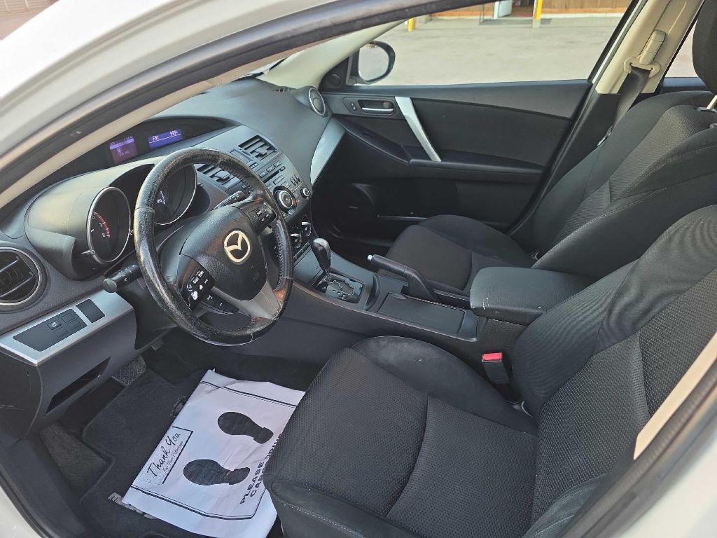 2012 WHITE MAZDA 3 S (JM1BL1L53C1) with an 2.5L engine, Automatic transmission, located at 495 Old Highway 20 West, South Sioux City, NE, 68776, (402) 494-2677, 42.458408, -96.443512 - Photo#7