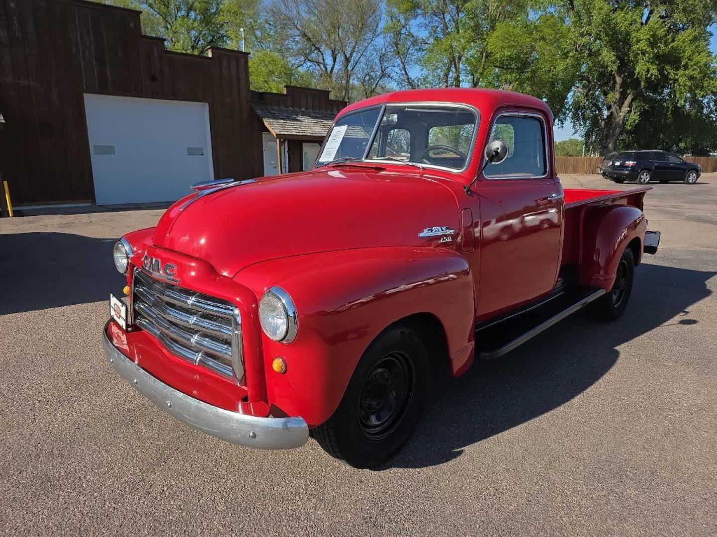 1950 RED GMC 150 2dr (FC15225715) with an 228 engine, Automatic transmission, located at 495 Old Highway 20 West, South Sioux City, NE, 68776, (402) 494-2677, 42.458408, -96.443512 - Photo#0