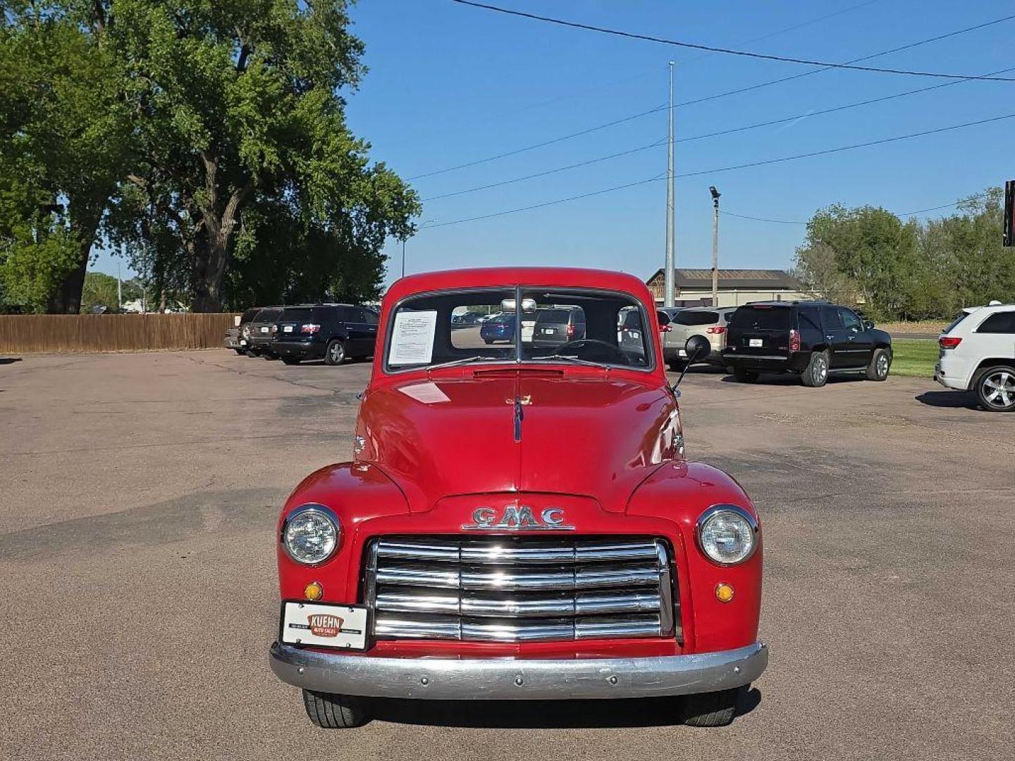 1950 RED GMC 150 2dr (FC15225715) with an 228 engine, Automatic transmission, located at 495 Old Highway 20 West, South Sioux City, NE, 68776, (402) 494-2677, 42.458408, -96.443512 - Photo#7