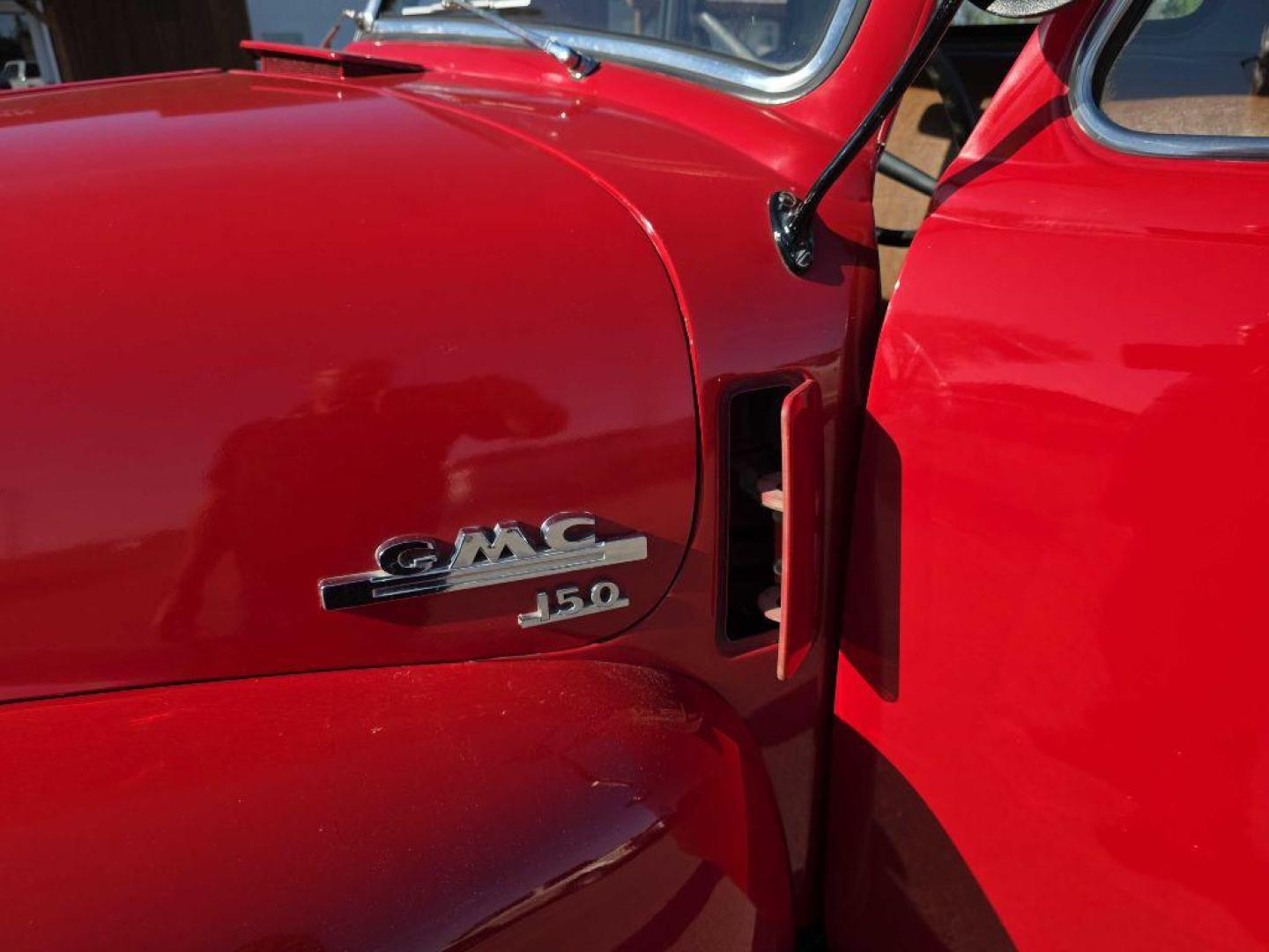 1950 RED GMC 150 2dr (FC15225715) with an 228 engine, Automatic transmission, located at 495 Old Highway 20 West, South Sioux City, NE, 68776, (402) 494-2677, 42.458408, -96.443512 - Photo#15