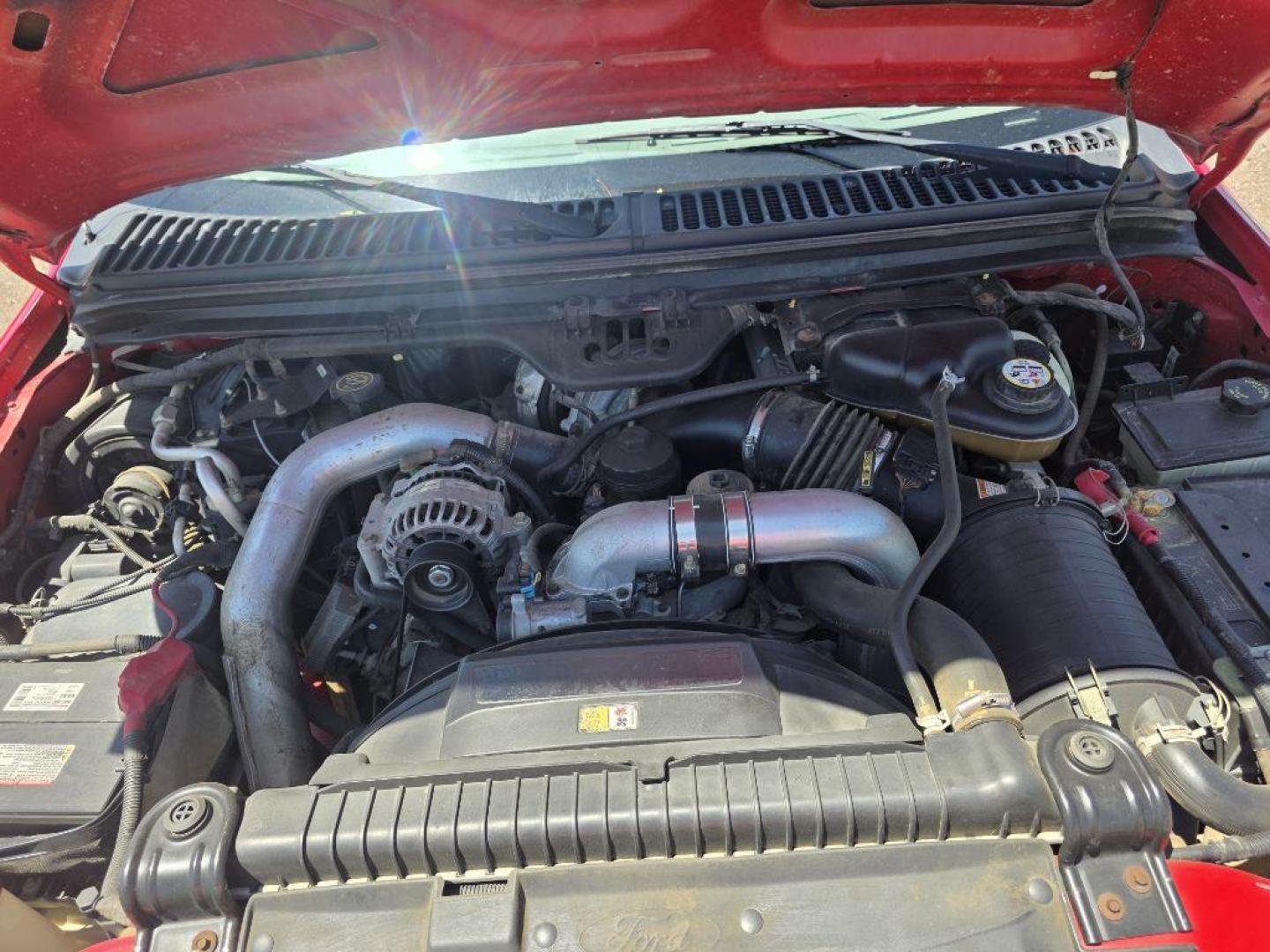 2004 RED FORD F250 SUPER DUTY (1FTNW21PX4E) with an 6.0L engine, Automatic transmission, located at 495 Old Highway 20 West, South Sioux City, NE, 68776, (402) 494-2677, 42.458408, -96.443512 - Photo#12