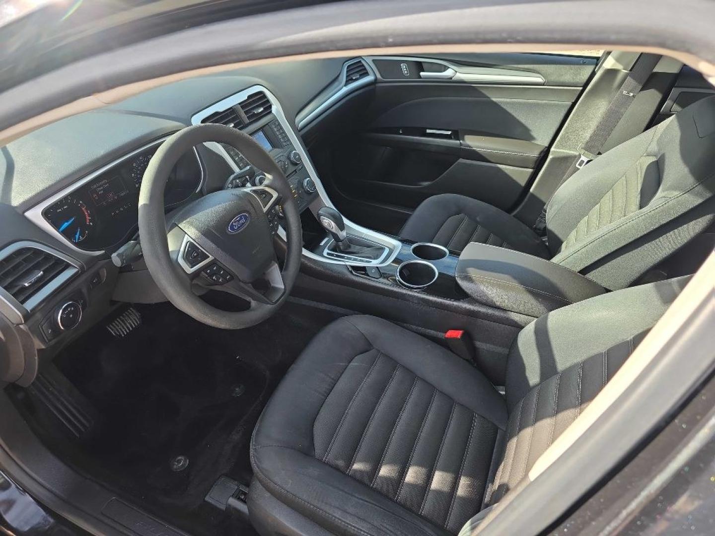 2014 BLACK FORD FUSION SE (1FA6P0H70E5) with an 2.5L engine, Automatic transmission, located at 495 Old Highway 20 West, South Sioux City, NE, 68776, (402) 494-2677, 42.458408, -96.443512- Photo#7